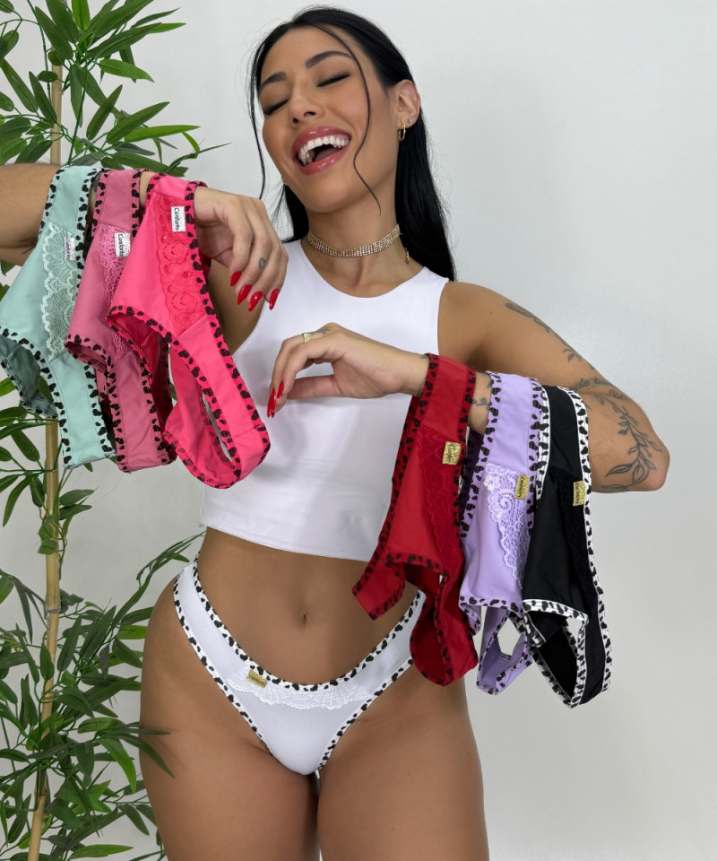 calcinha fio coracao capa kit 2