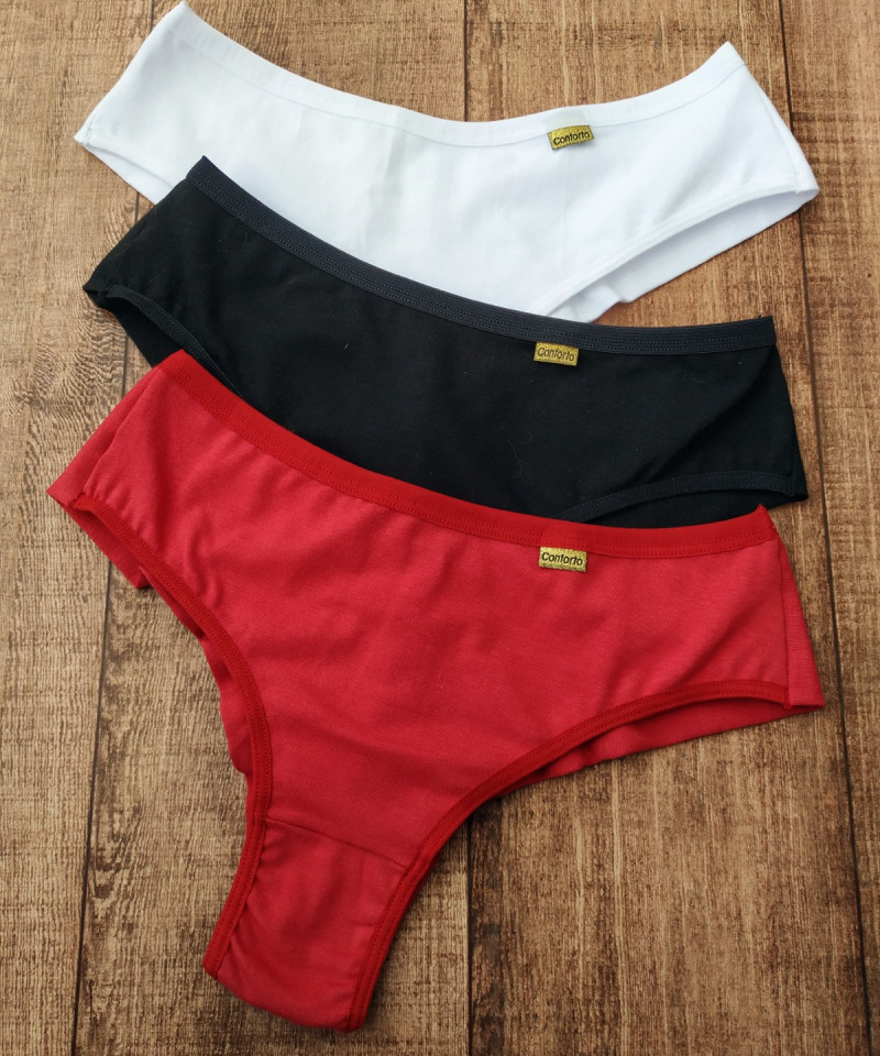 Calcinha Algodão Fio Duplo Estela calcinha algodao scaled