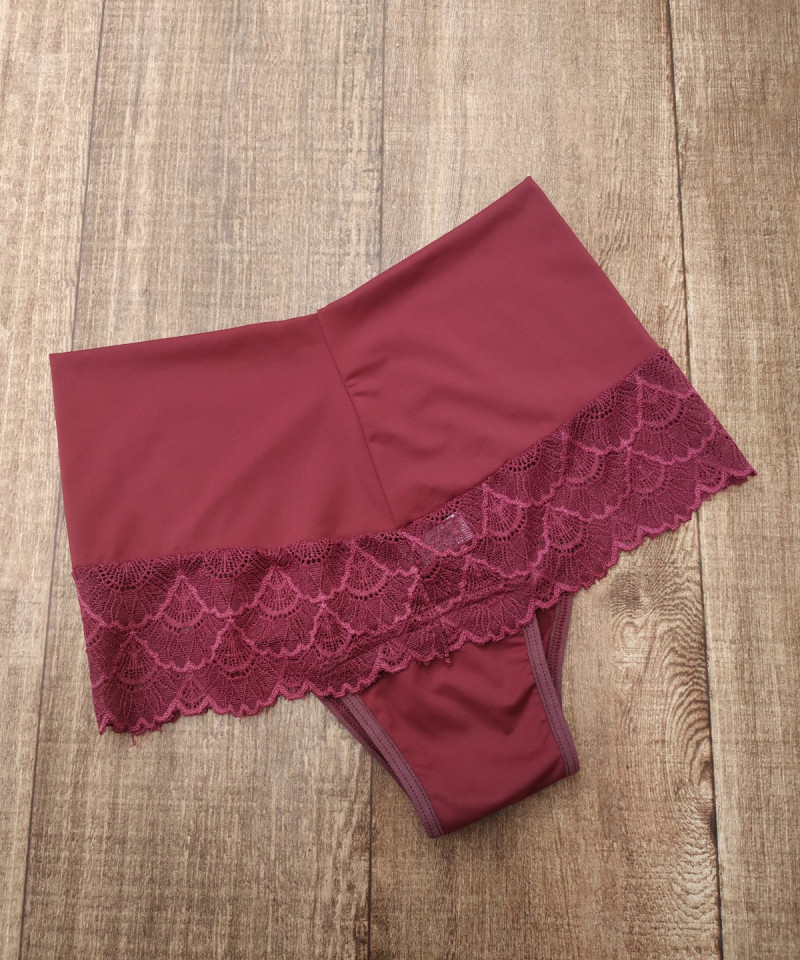 Calcinha Cos Duplo Veronica rubro