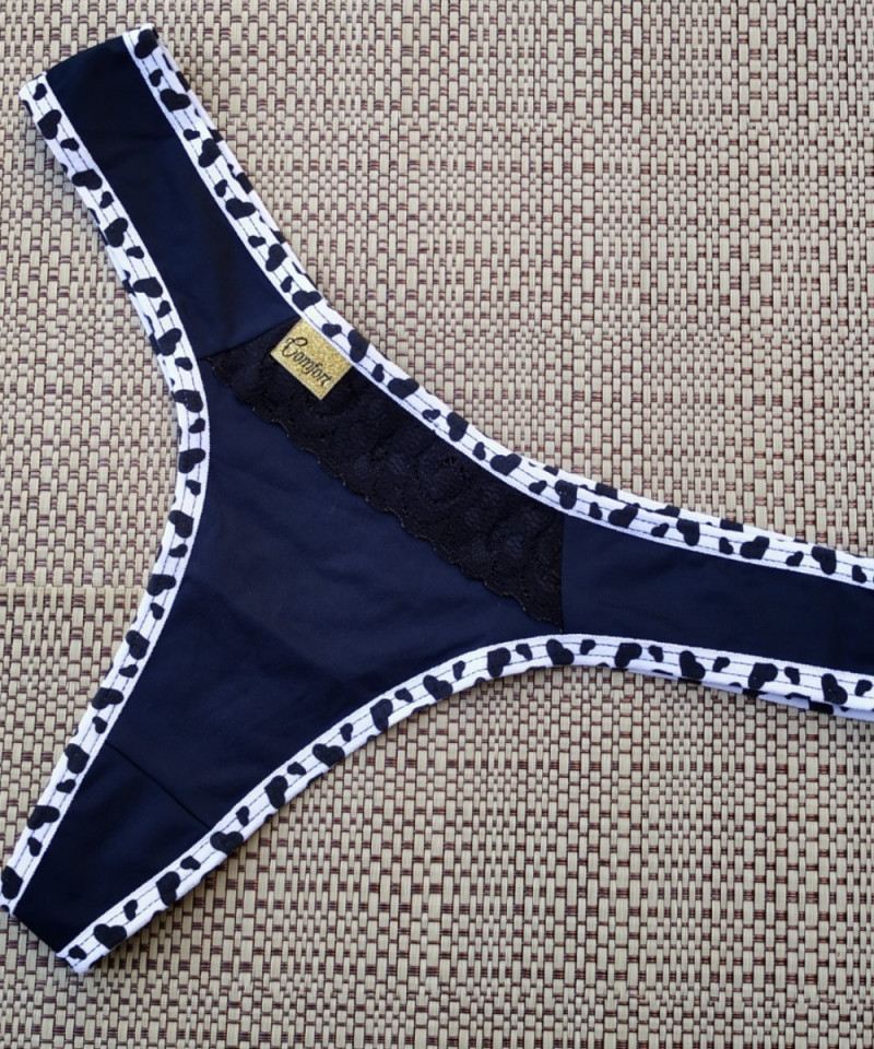 Calcinha Fio Coração - Preto, M