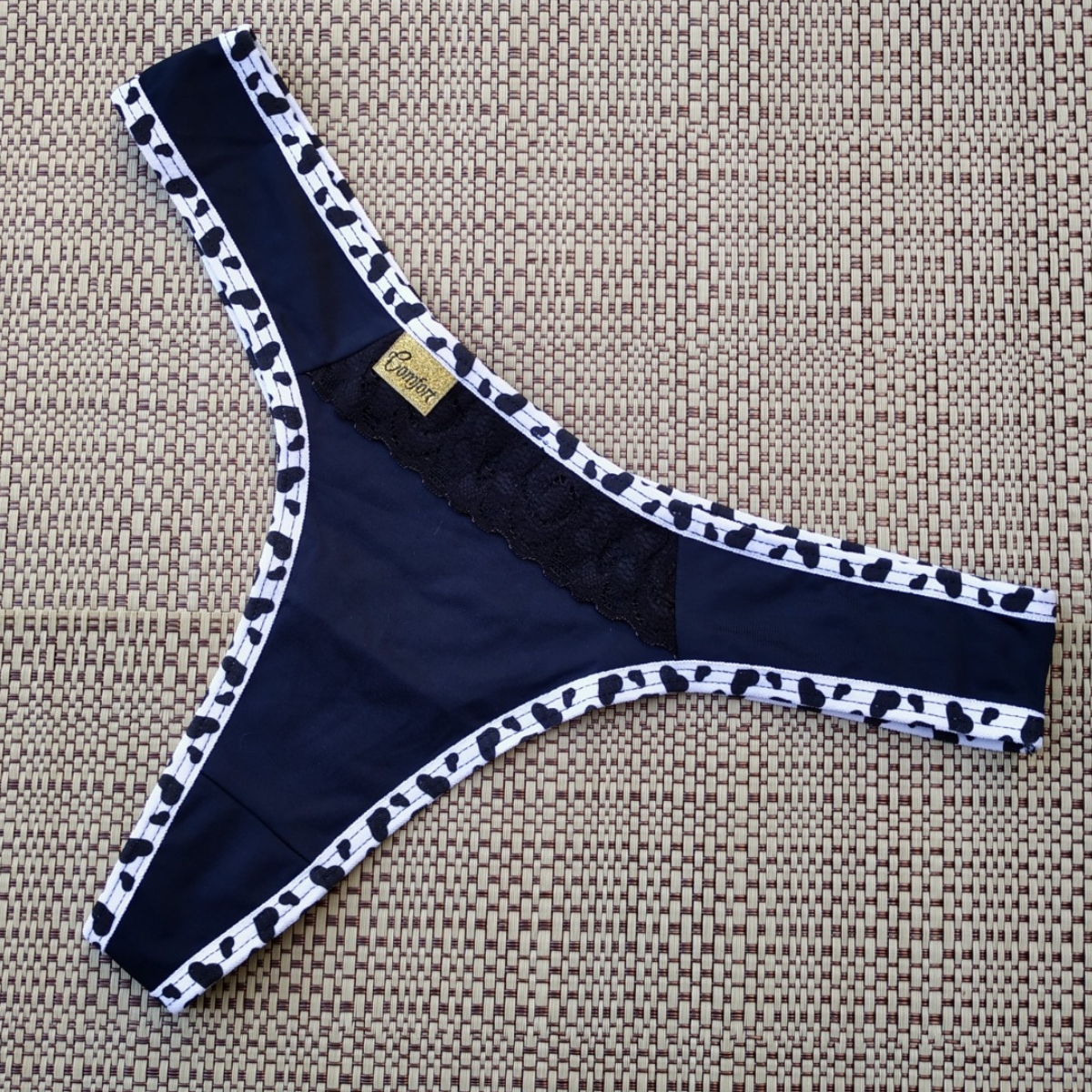 Calcinha Fio Coração - Preto, M