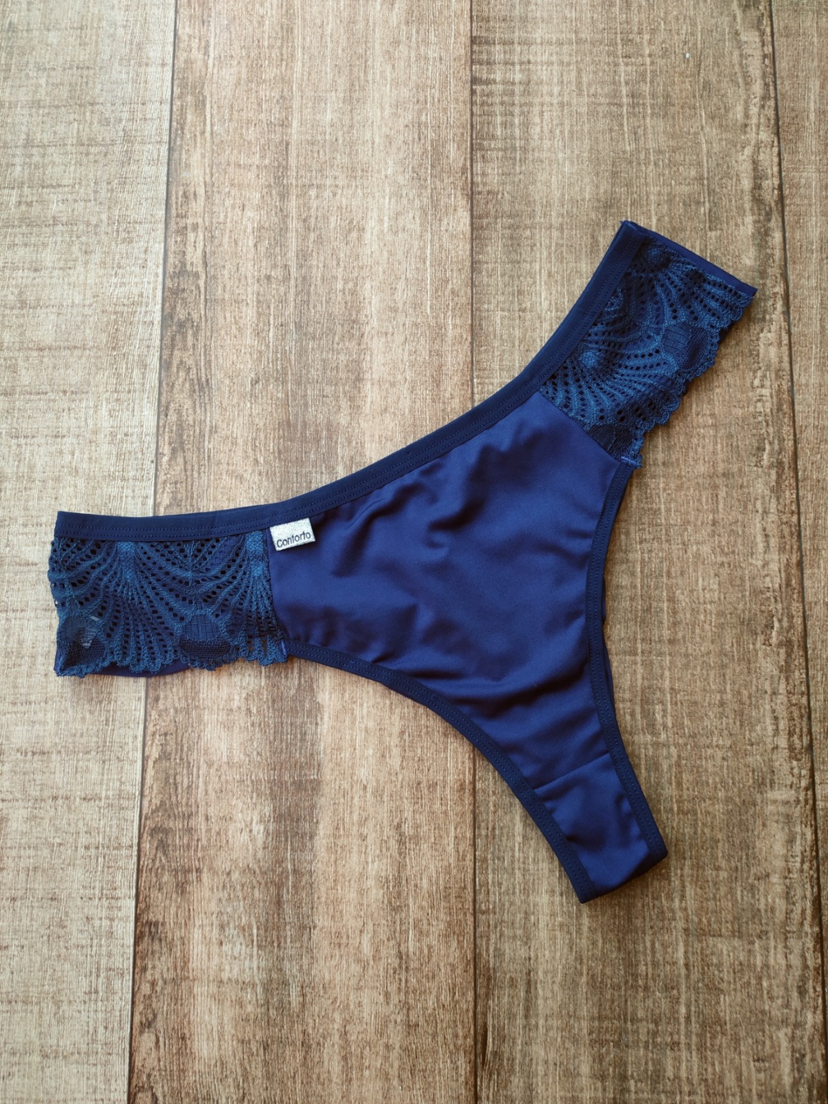 Calcinha Fio Duplo Plus - Dany - Marinho, 48