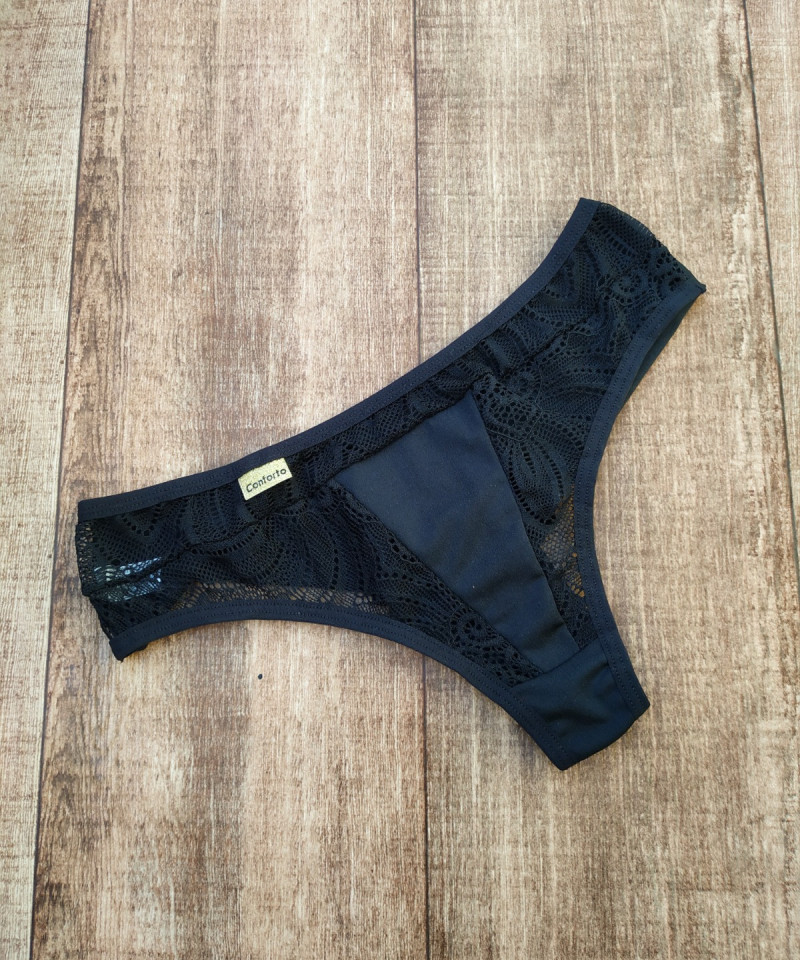 Calcinha Ludymila preto