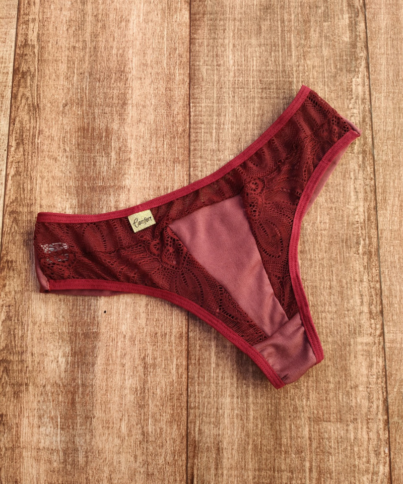 Calcinha Ludymila rubro