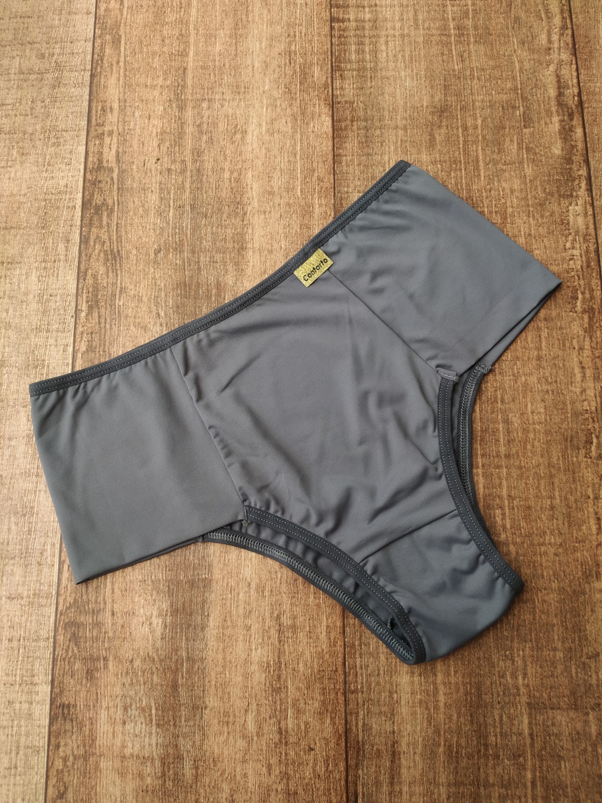 Calcinha Microfibra - Cláudia - Aço, M