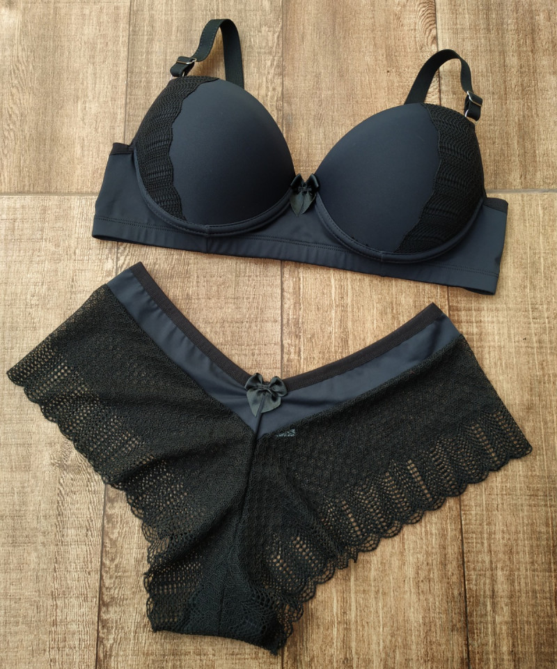 Conjunto Plus Size Samanta preto