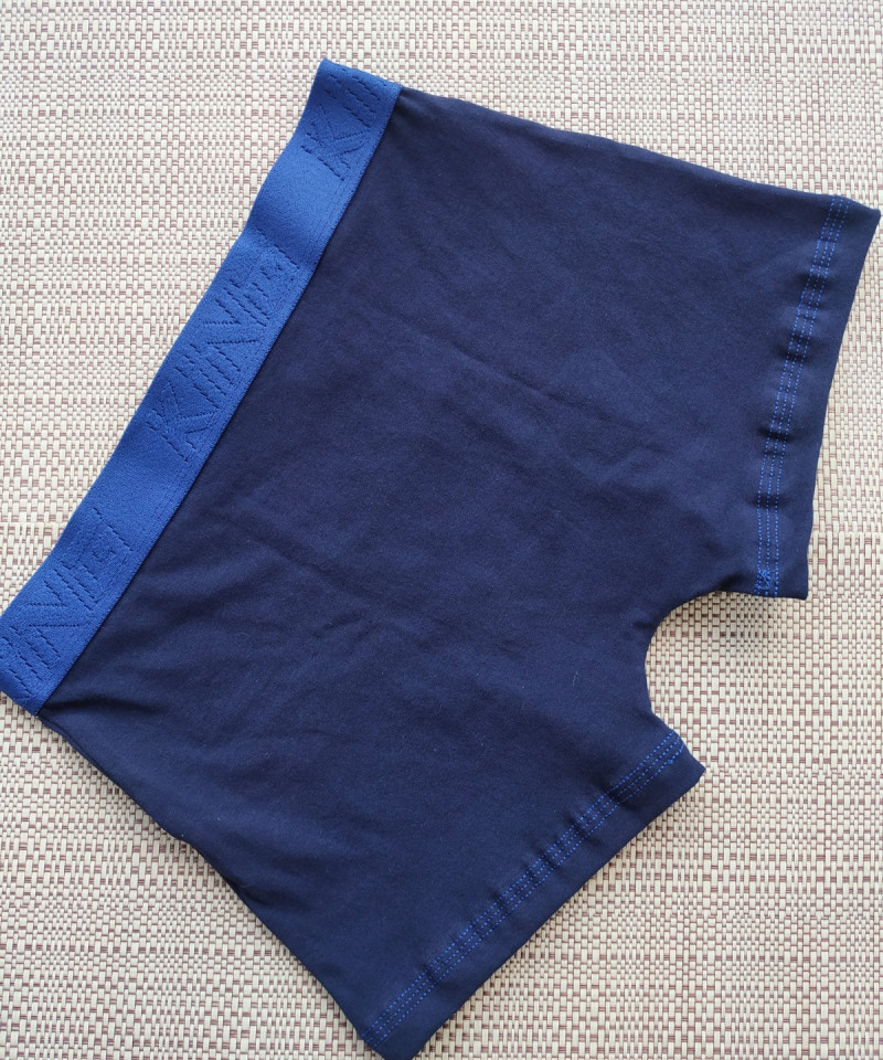 Cueca Boxer Algodao marinho costas