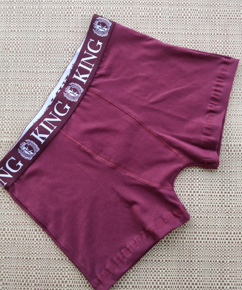 Cueca Boxer Algodao rubro
