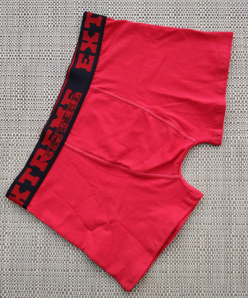 Cueca Boxer Algodao vermelho