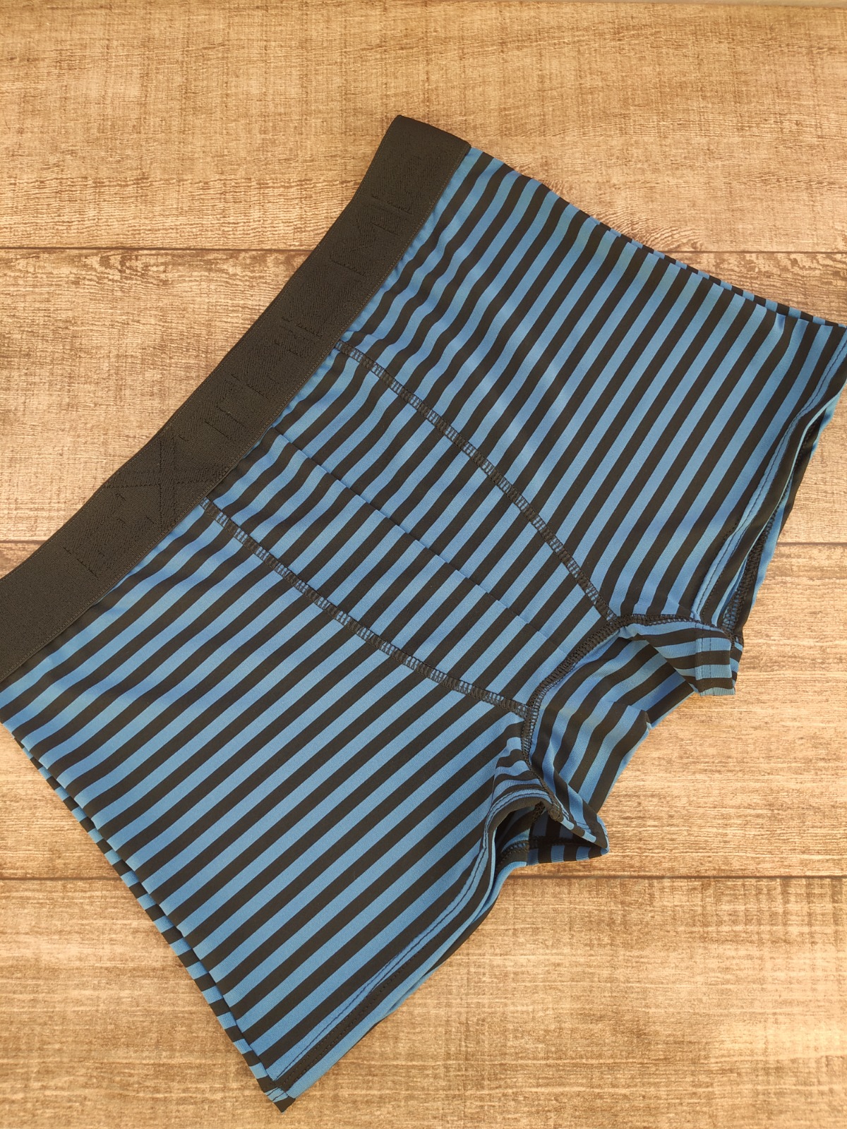 Cueca Boxer Listrada Confort - Azul Petroleo, P