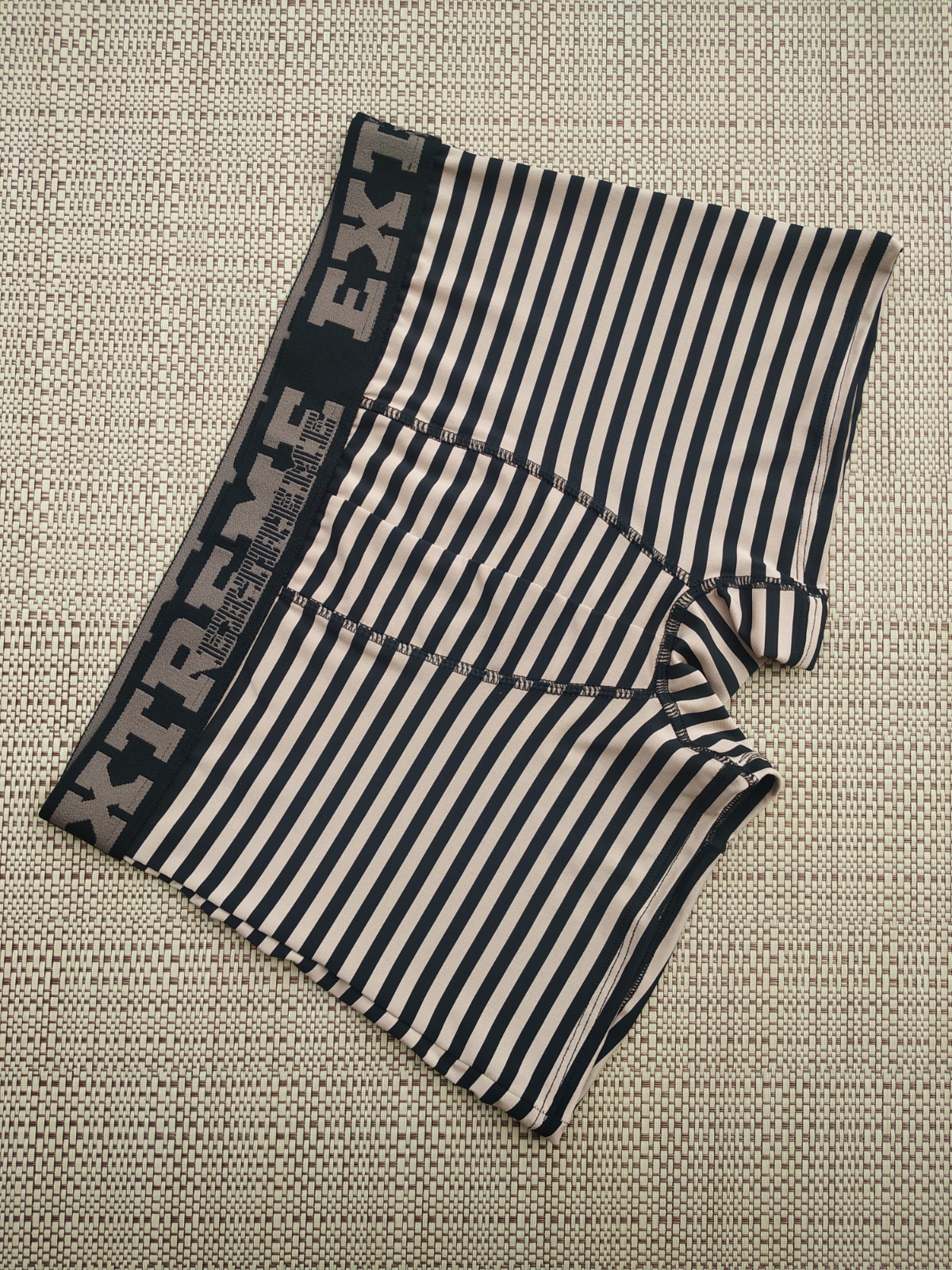 Cueca Boxer Listrada Confort - Chocolate, P