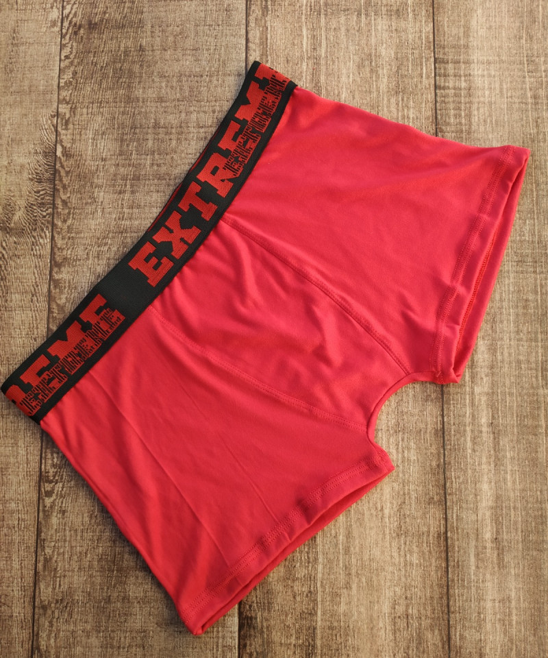 Cueca Boxer Suede rubi