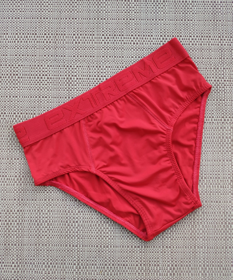 Cueca Slip Microfibra Poliamida vermelho