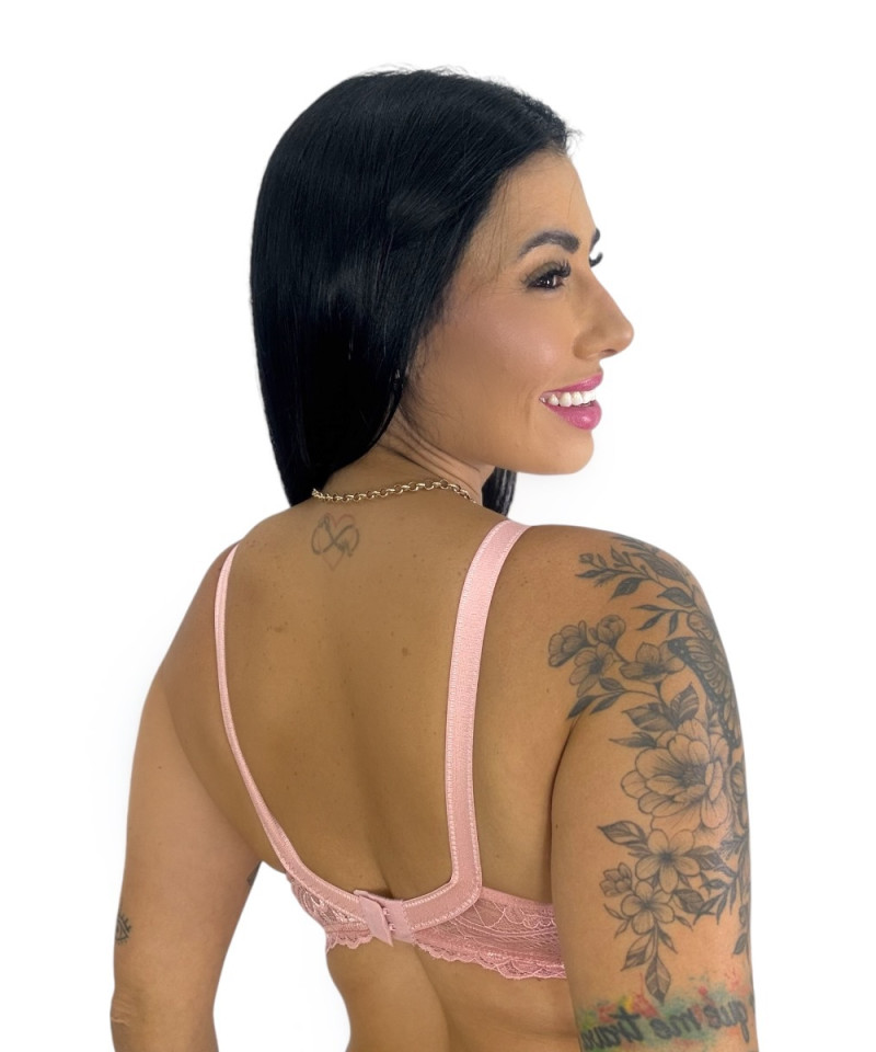 Sutia de amamentacao renda com bojo Marilia costas