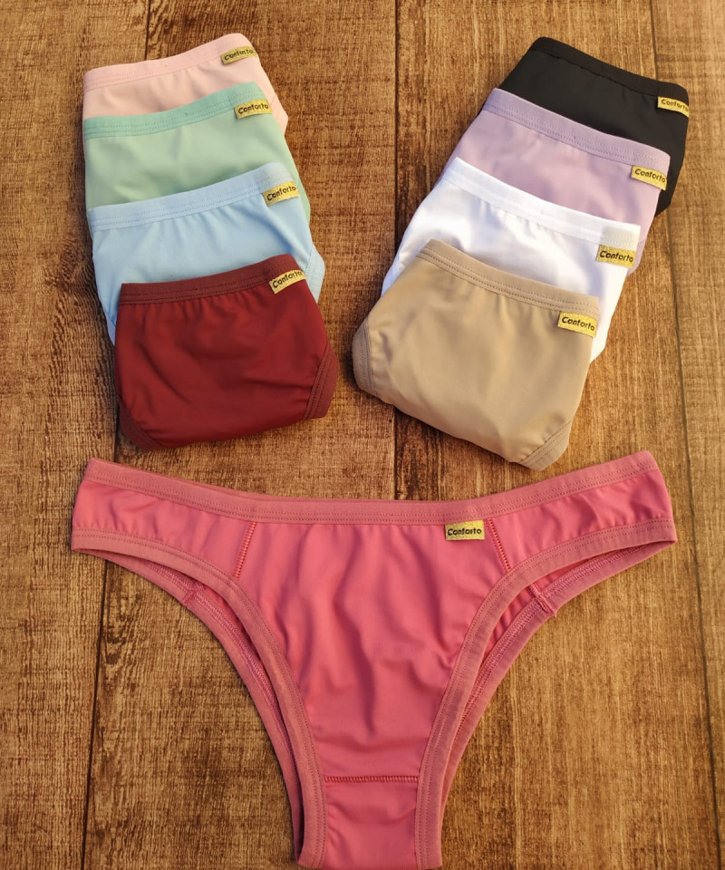 Calcinha Geisa cores organizadas