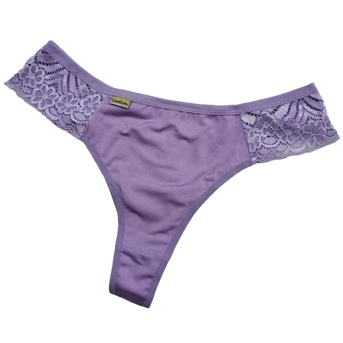 Calcinha Fio Duplo Plus - Dany - Lilás, 48