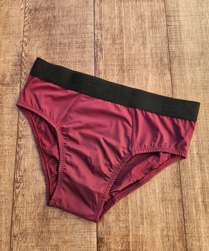 Cueca Slip Microfibra Poliamida - Rubro, GG