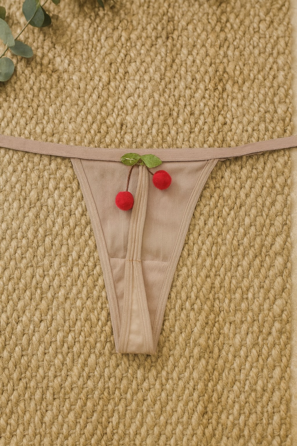 Calcinha Cereja - Chocolate, M