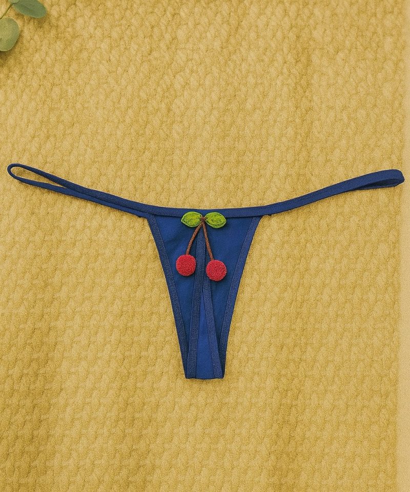 Calcinha Cereja marinho