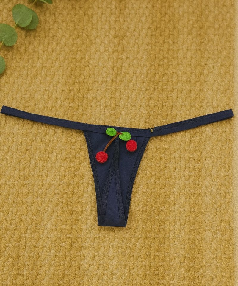 Calcinha Cereja preto